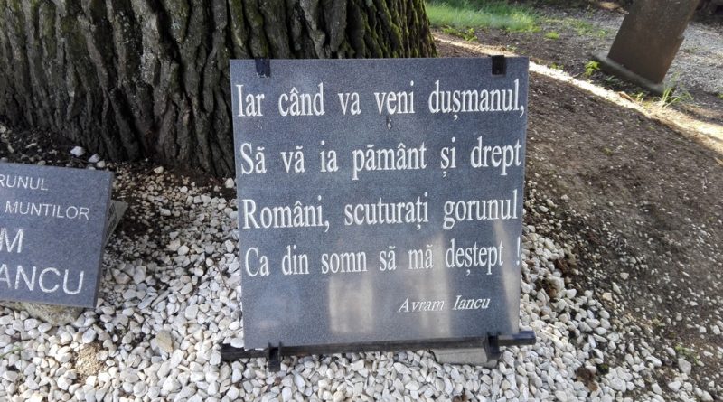 Avram Iancu în PANTEONUL MOȚILOR de la Țebea